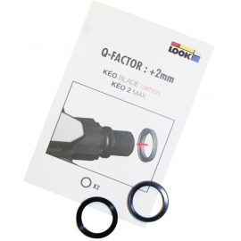 SPARE  ADJUSTABLE QFACTOR WASHER FITS KEO 2 MAXKEO BLADE FROM 53 TO 55MM QFACTOR