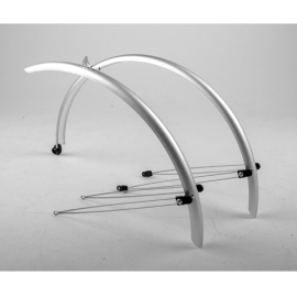 Commute full length mudguards 26 x 60mm silver