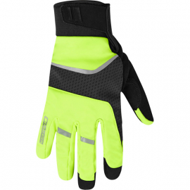 Avalanche waterproof gloves - hi-viz yellow / black - medium