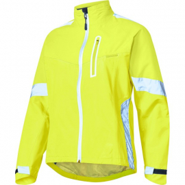 Protec women's waterproof jacket, hi-viz yellow size 10
