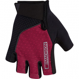 Sportive women's mitts, classy burgundy large