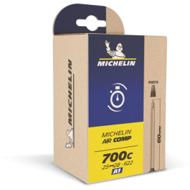Michelin Aircomp Road Inner Tube - 700c x 18-25mm (Presta 48mm)