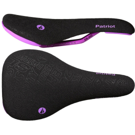  Patriot Cro-Mo Rail Saddle Black/Purple