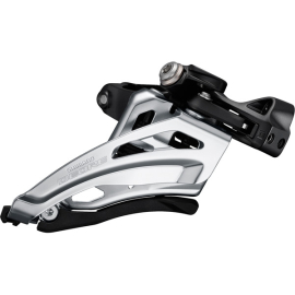 Deore M6000M triple front derailleur mid clamp side swing front pull