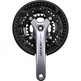 FC-M3000 Acera Octalink chainset, 40/30/22, 9-speed, silver, 175 mm