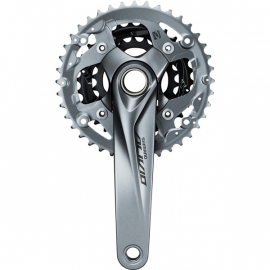 FC-M4060 Alivio 2-piece chainset with guard, 48 / 36 / 26T, silver, 175 mm