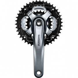 FC-TY701 Tourney chainset 7/8-speed, 42/34/24, silver without chainguard, 170 mm