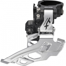 FD-M786 XT 10-speed double front derailleur, conventional swing, silver