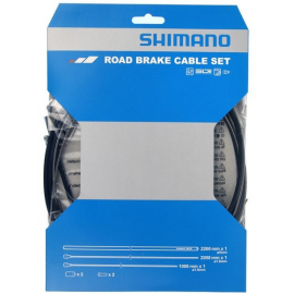 Road brake cable set with stainless steel inner wire