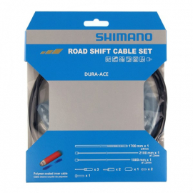 Road gear cable set Polymer coated inners