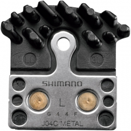 J04C disc brake pads and spring cooling fins alloy backed sintered