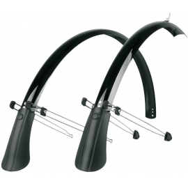 COMMUTER MUDGUARD SET WITH SPOILER  26 60MM