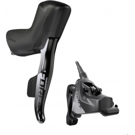 SHIFT/HYDRAULIC DISC BRAKE FORCE ETAP AXS D1 STEALTHAMAJIG CONNECTED FRONT BRAKE/RIGHT SHIFT (UK) 950MM W/ FLAT MOUNT 20MM SS HARDWARE (ROTOR & BRACKET SOLD SEPARATELY):