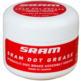 SRAM DOT ASSEMBLY GREASE 1OZ  RECOMMENDED FOR LEVER PISTONS HOSE COMPRESSION NUTS THREADED BARBS  OLIVES