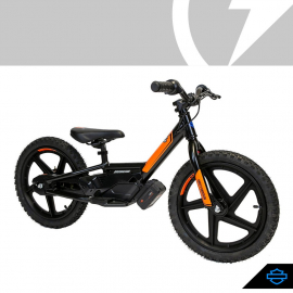 Stacyc Harley-davidson Irone 16 Brushless Electric Balance Bike 2021: Black/orange