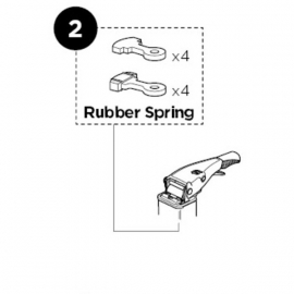 54185 Rubber Spring Sparepart Kit