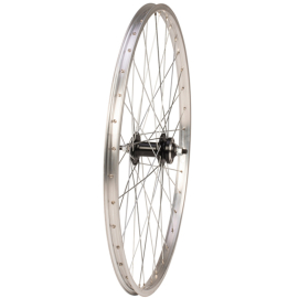  26 X 1.75   Front DISC Wheel  Silver