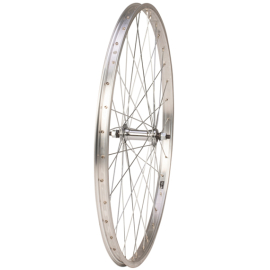 26 X 1.75   Front Wheel  Steel Hub  Silver