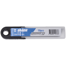 UNIOR SET OF 10 SPARE BLADES FOR UTILITY KNIFE 556A AND 556B  18MM