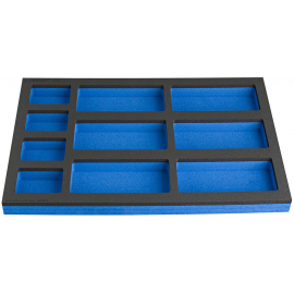 SOS TOOL TRAY WITH COMPARTMENT FOR WORK BENCH NARROW TOOL CHEST 10 COMPARTMENTS  570 X 374MM