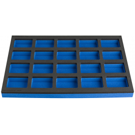 SOS TOOL TRAY WITH COMPARTMENT FOR WORK BENCH NARROW TOOL CHEST 20 COMPARTMENTS  570 X 374MM