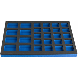 SOS TOOL TRAY WITH COMPARTMENT FOR WORK BENCH NARROW TOOL CHEST 28 COMPARTMENTS  570 X 374MM