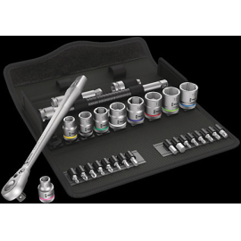 8100 SB 8 Zyklop Ratchet Set With Switch Lever 3/8