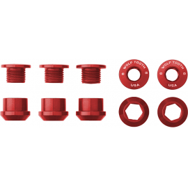 Chainring Bolts and Nuts for 1x  Set of 5  M8 x75 x