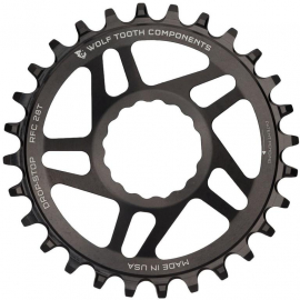 Direct Mount Round Chainring for Race Face Cinch  Standard 49mm Chainline  6mm Offset