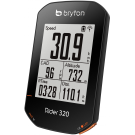 BRYTON RIDER 320T GPS CYCLE COMPUTER BUNDLE WITH CADENCE  HEART RATE