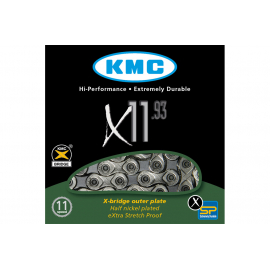 X11 SILVER/BLACK 114 LINKS (KMCX1193)