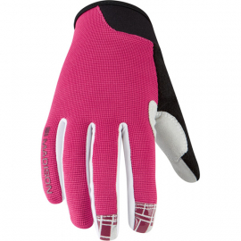 Leia women's gloves  rose red X-small