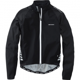 Sportive Hi-Viz men's waterproof jacket  black reflective small