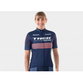 Santini Trek Factory Racing Women\'s CX Team Replica Cycling Jersey