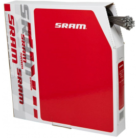 SRAM SHIFT ROAD AND MTB CABLE KIT 4MM 1X 1500MM 1X 2300MM 11MM POLISHED STAINLESS STEEL CABLES 4MM REINFORCED LINEAR STRAND HOUSING FERRULES END CAPS FRAME PROTECTORS