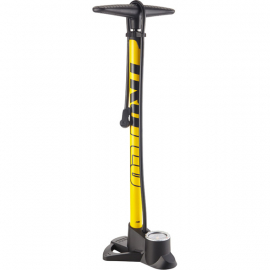 Easitrax 3 track pump with gauge  max 160 psi  yellow